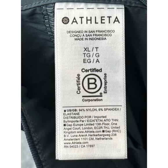 Athleta Nylon Rise Pant Womens Size XL Gray 472261 Traveler Athleisure Pants - Picture 3 of 8